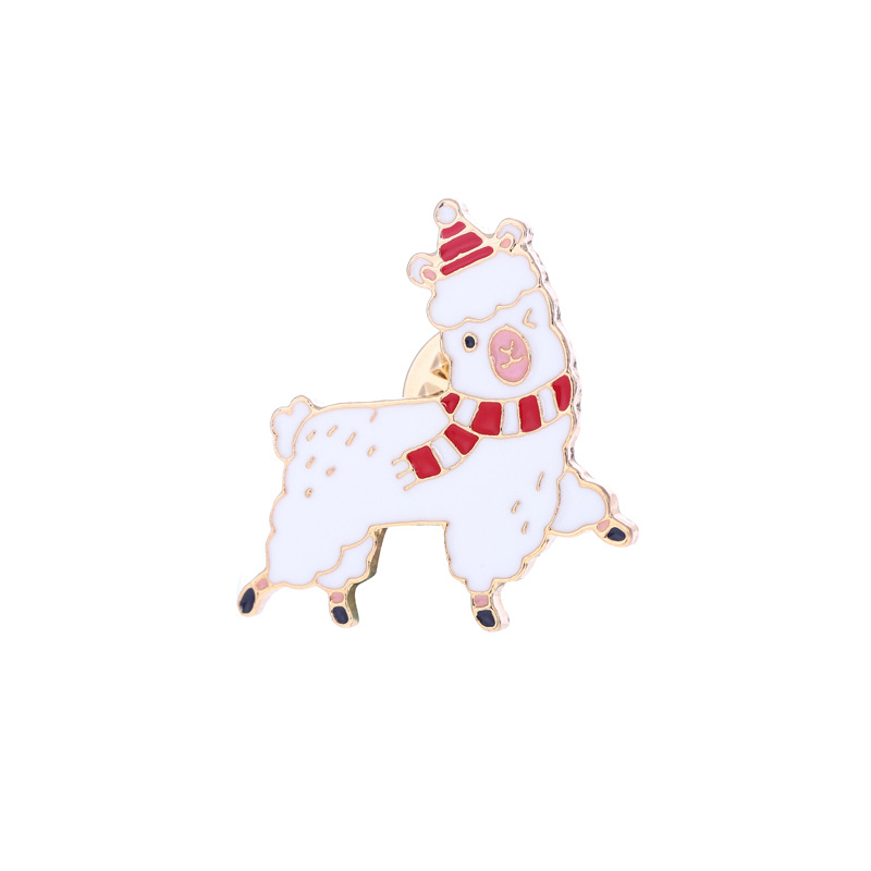 Gold Plated Alpaca Brooches Fashion Design Enamel Brooch for Girls Cartoon Animal Badges Denim Shirt Gift Bag Accessories Collar Pin
Gold Plated Alpaca Brooches Fashion Design Enamel Brooch for Girls Cartoon Animal Badges Denim Shirt Gift Bag Accessories Collar Pin