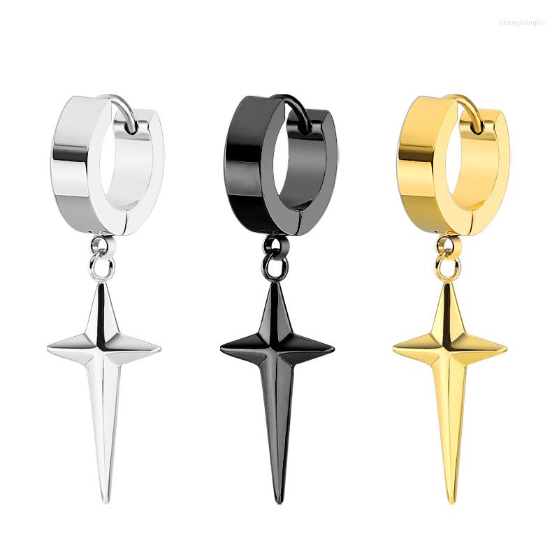 Hoop Earrings LUOLER 1 Pair Cross Star Hanging Dangle Earring For Women Men Stainless Steel Circle Ear Rings Gothic Jewelry Gift
Hoop Earrings LUOLER 1 Pair Cross Star Hanging Dangle Earring For Women Men Stainless Steel Circle Ear Rings Gothic Jewelry Gift