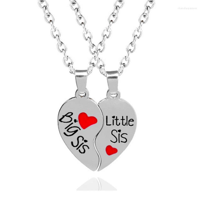 Chains Choker States Cross-border Deserve To Act The Role Of Good Sisters Necklace Big/middle/little Two Love Stitching Pendant 2023
Chains Choker States Cross-border Deserve To Act The Role Of Good Sisters Necklace Big/middle/little Two Love Stitching Pendant 2023