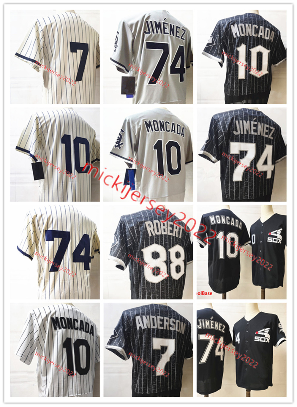 Tim Anderson Baseball Jersey Stitched Mens 10 Yoan Moncada 74 Eloy Jimenez Luis Robert Jerseys, 10 yoan moncada grey
Tim Anderson Baseball Jersey Stitched Mens 10 Yoan Moncada 74 Eloy Jimenez Luis Robert Jerseys, 10 yoan moncada grey
