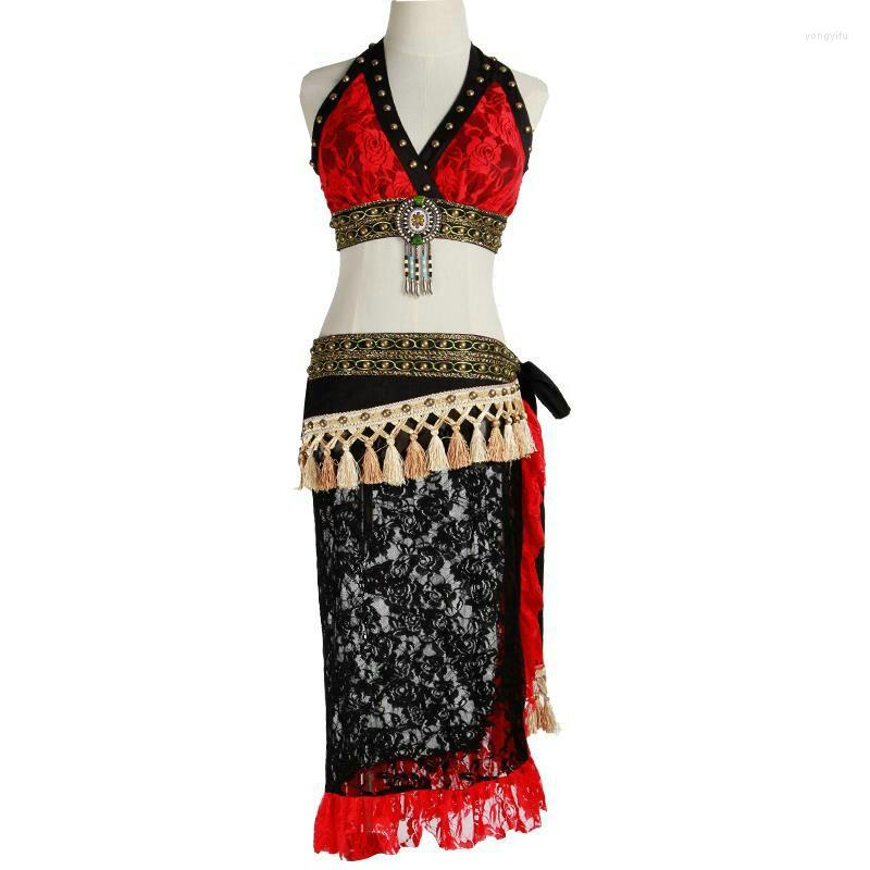 Stage Wear Tribal Belly Dance Costume Set 2 Pieces Outfit Bra Cup A/B/C/D Lace Hip Scarf Women Dancewear Plus Size, Red
Stage Wear Tribal Belly Dance Costume Set 2 Pieces Outfit Bra Cup A/B/C/D Lace Hip Scarf Women Dancewear Plus Size, Red