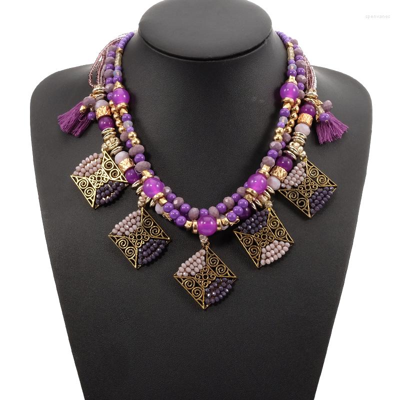 Chains Statement Women Bohemin Trendy Ethnic Crystal Tassel Pendant Layered Collar Choker Necklace Fashion Jewelry
Chains Statement Women Bohemin Trendy Ethnic Crystal Tassel Pendant Layered Collar Choker Necklace Fashion Jewelry