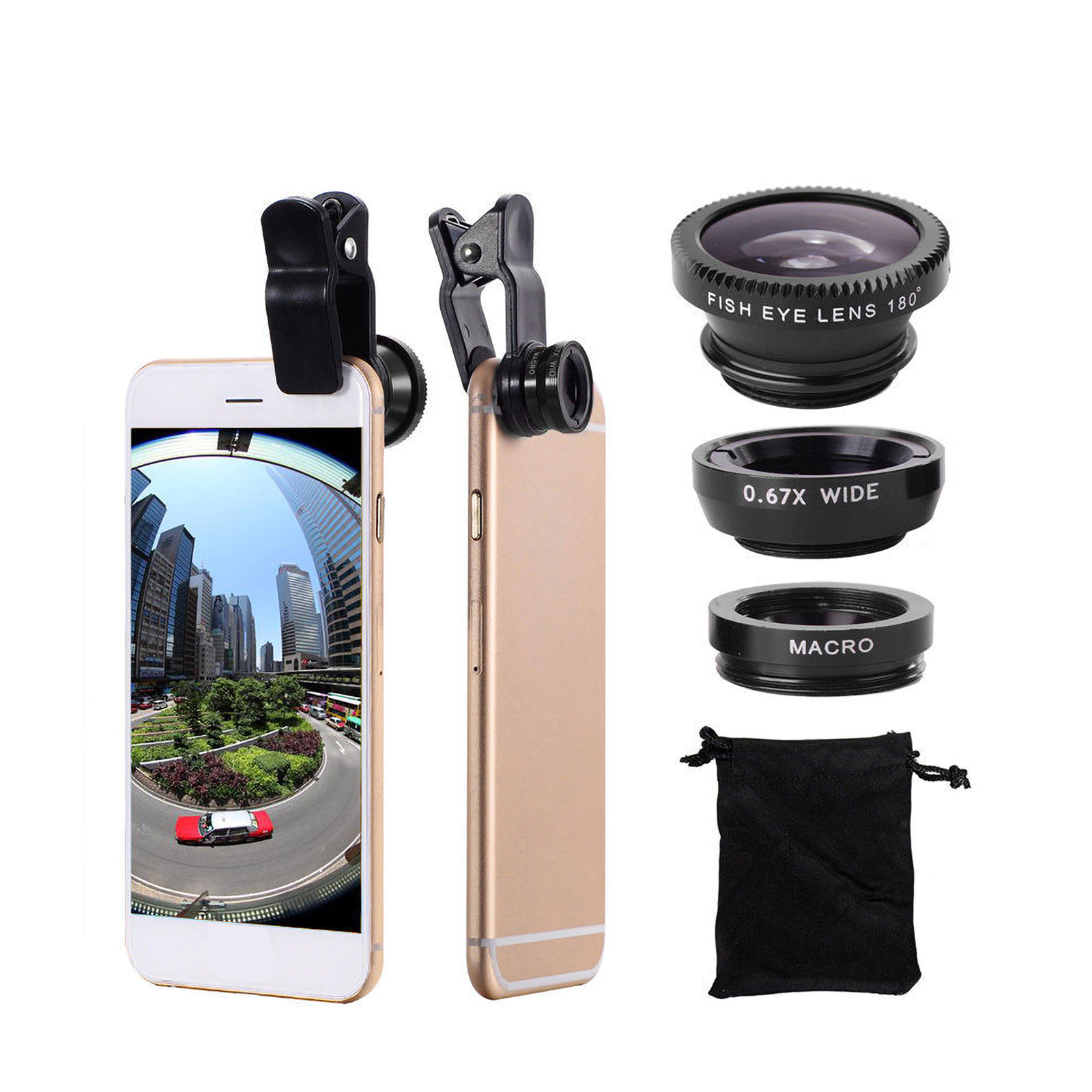 Cell Phone Photograph Accessories Phone Fish Eye Lens Magnifier Wide-Angle Macro Lens 3 In 1 Universal Clip Mobile Camera Phone Fisheye Lens
Cell Phone Photograph Accessories Phone Fish Eye Lens Magnifier Wide-Angle Macro Lens 3 In 1 Universal Clip Mobile Camera Phone Fisheye Lens