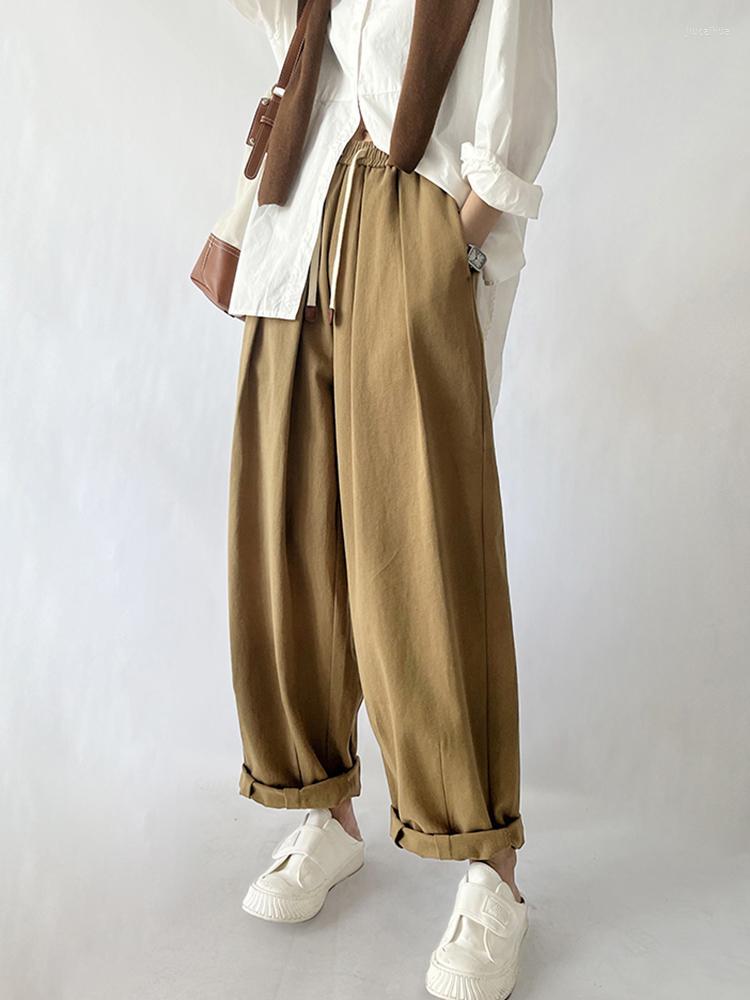 Women's Pants Cargo Women High Waisted Loose Drawstring Casual Chic Khaki Wide Leg Trousers Full Length Japanese Fashion, Black
Women's Pants Cargo Women High Waisted Loose Drawstring Casual Chic Khaki Wide Leg Trousers Full Length Japanese Fashion, Black