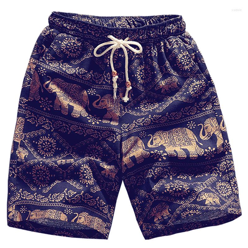 Men's Shorts 15 Color Men's Casual Beach Floral Summer Fashion Straight Cotton Linen Bermuda Hawaiian Short Pants Male Brand, 10 da lan hua 
Men's Shorts 15 Color Men's Casual Beach Floral Summer Fashion Straight Cotton Linen Bermuda Hawaiian Short Pants Male Brand, 10 da lan hua