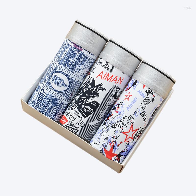 Underpants Men Underwear Boxers Man Lovely Cartoon Print Boxer Silk Comfortable Breathable Male Panties 3Pcs
Underpants Men Underwear Boxers Man Lovely Cartoon Print Boxer Silk Comfortable Breathable Male Panties 3Pcs