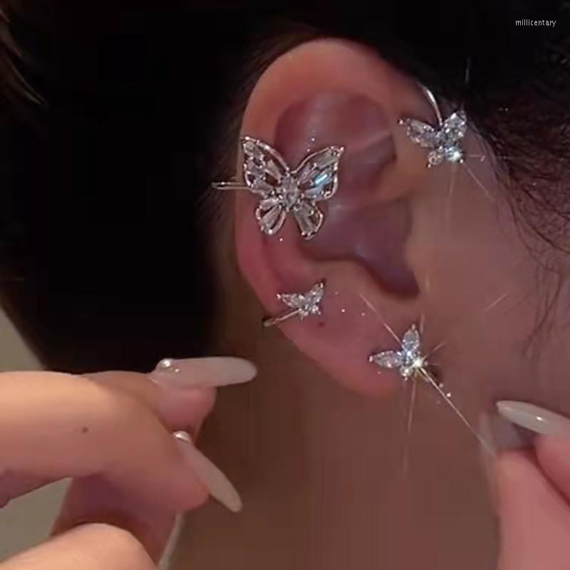 Backs Earrings Zircon Butterfly Ear Cuffs Non-piercing Clips Wrap Around Wedding Jewelry Gift For Women Girl
Backs Earrings Zircon Butterfly Ear Cuffs Non-piercing Clips Wrap Around Wedding Jewelry Gift For Women Girl