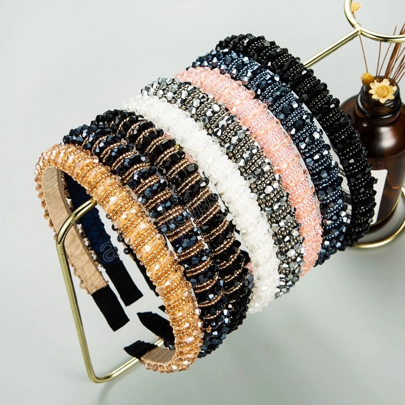Fashion Shiny Rhinestone Hair Hoop DIY Handmade Crystal Beaded Thin Head Hoop Luxury Hair Accessories for Women Headbands
Fashion Shiny Rhinestone Hair Hoop DIY Handmade Crystal Beaded Thin Head Hoop Luxury Hair Accessories for Women Headbands