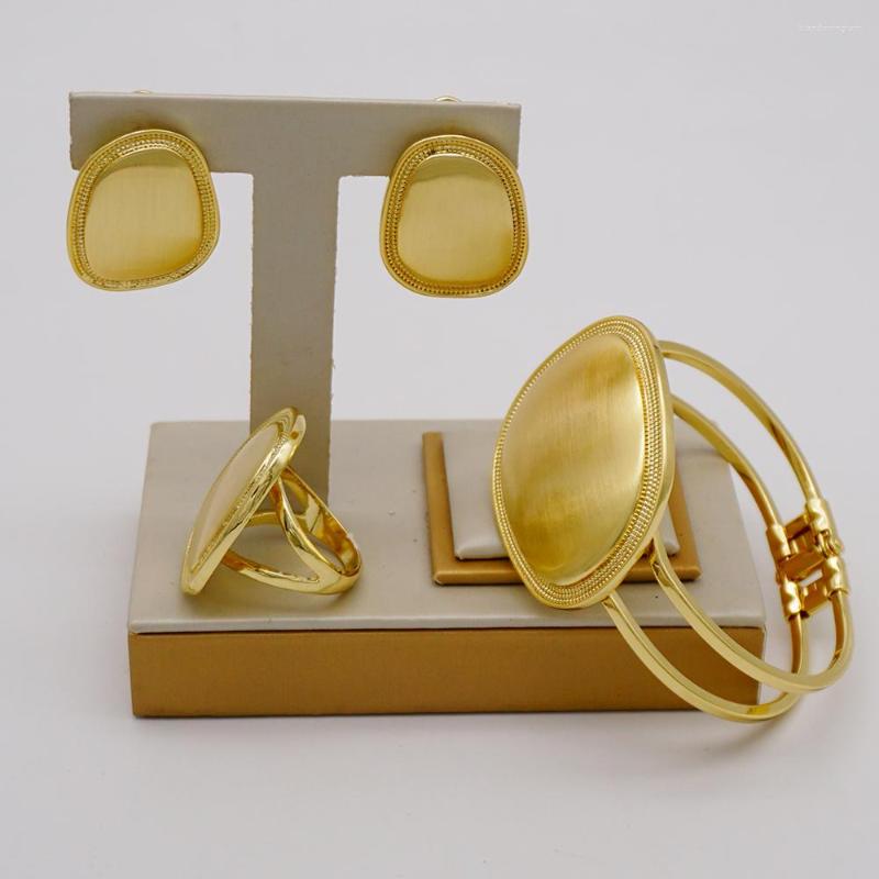 Necklace Earrings Set Fashion Dubai Women Gold Unique Big Round Rings Bracelet Wedding Accessories Bride Gifts, Picture shown
Necklace Earrings Set Fashion Dubai Women Gold Unique Big Round Rings Bracelet Wedding Accessories Bride Gifts, Picture shown