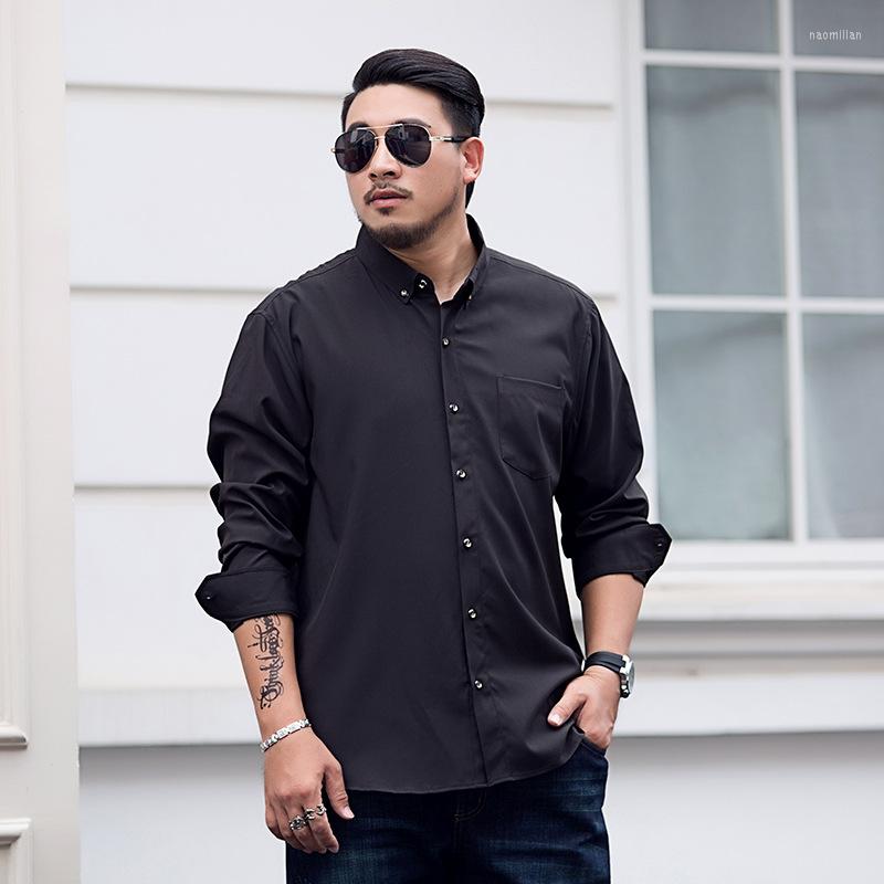 Men's Casual Shirts Plus Size Men's Autumn Fashion Loose All-match Solid Color Long-sleeved Shirt Male Black White Red Oversized Top
Men's Casual Shirts Plus Size Men's Autumn Fashion Loose All-match Solid Color Long-sleeved Shirt Male Black White Red Oversized Top