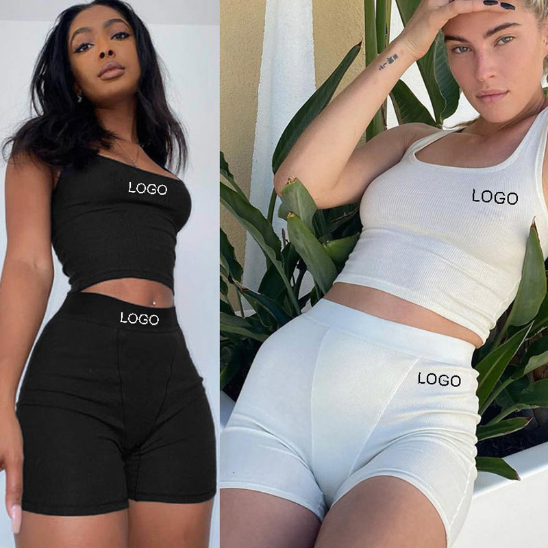 Womens Two Piece Pants summer workout ribbed 2 piece short set women customized plain cropped tank top shirt and short set biker shorts set 230316, White
Womens Two Piece Pants summer workout ribbed 2 piece short set women customized plain cropped tank top shirt and short set biker shorts set 230316, White