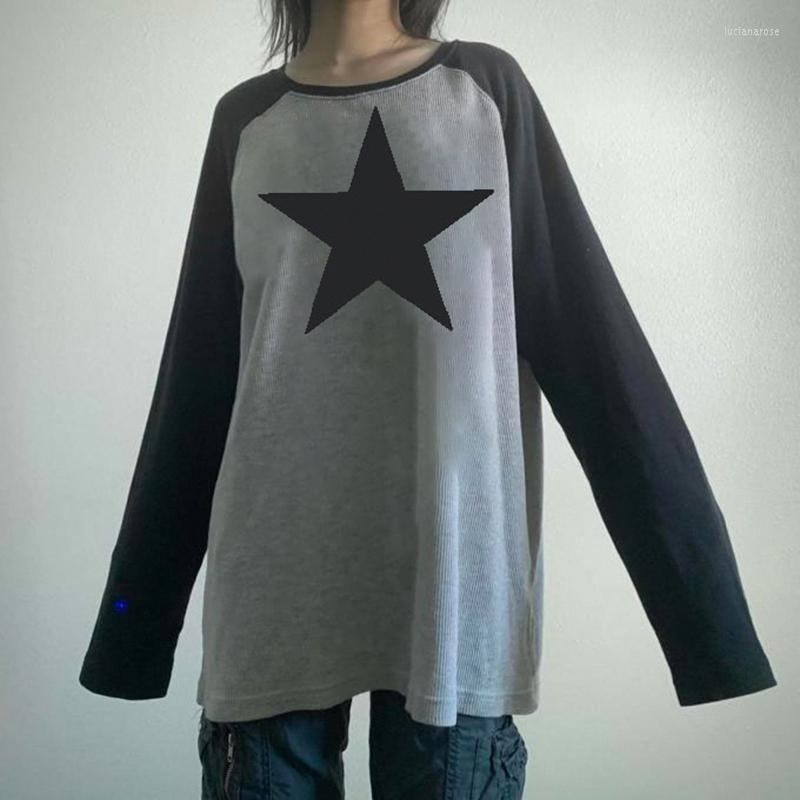 Women' T Shirts Harajuku Long Sleeve Graphic T-shirts For Women Ribbed Tops Loose Autumn Basic Streetwear Korean Y2k Clothes, Gray
Women' T Shirts Harajuku Long Sleeve Graphic T-shirts For Women Ribbed Tops Loose Autumn Basic Streetwear Korean Y2k Clothes, Gray