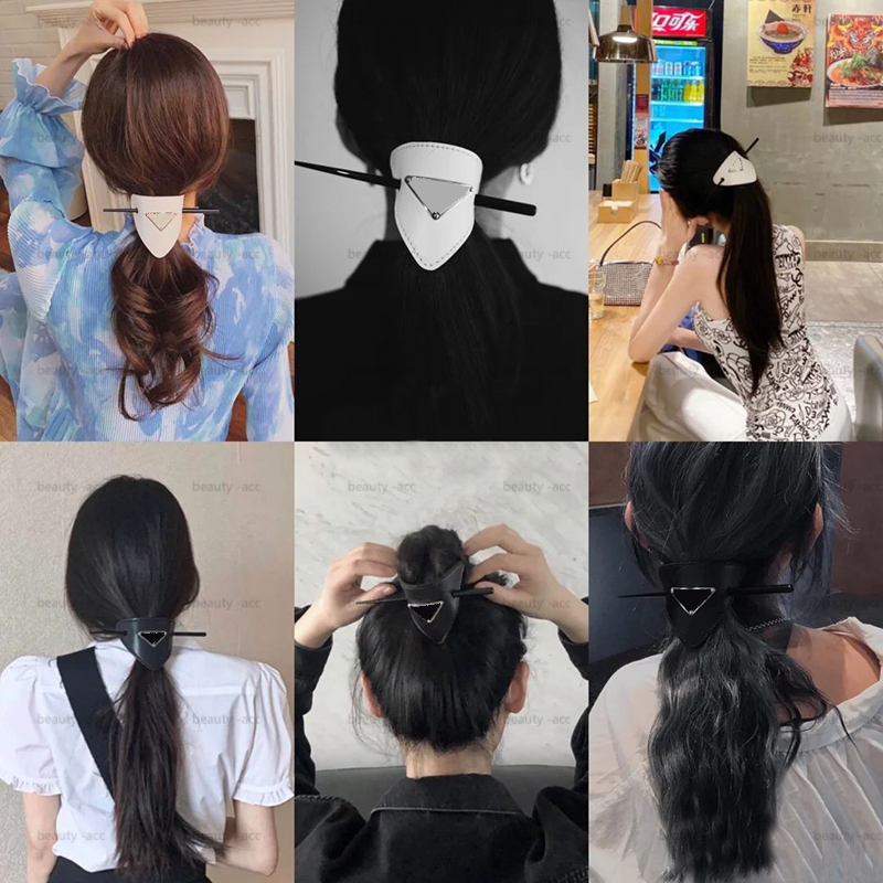 Women Designers Hairpin Luxury Designer Jewelry Triangular Leather Hairpins P Metal Label Hair Pins Hairband Headdress For Girl With Box
Women Designers Hairpin Luxury Designer Jewelry Triangular Leather Hairpins P Metal Label Hair Pins Hairband Headdress For Girl With Box