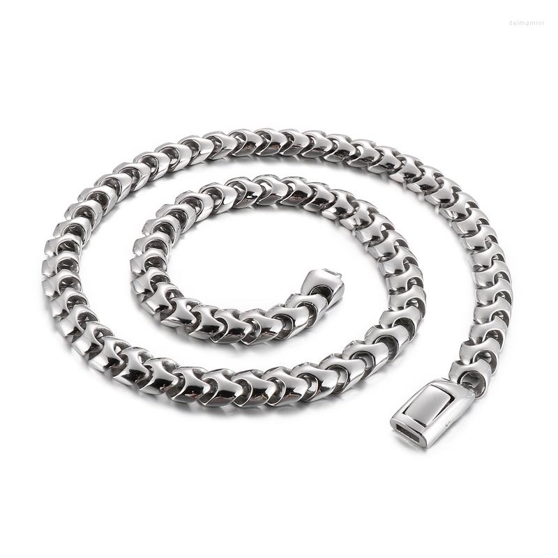 Chains Choker Men Jewelry 9mm Necklace Polished Sweater Women Small Steel Shiny Chain Stainless Cuban Unique
Chains Choker Men Jewelry 9mm Necklace Polished Sweater Women Small Steel Shiny Chain Stainless Cuban Unique