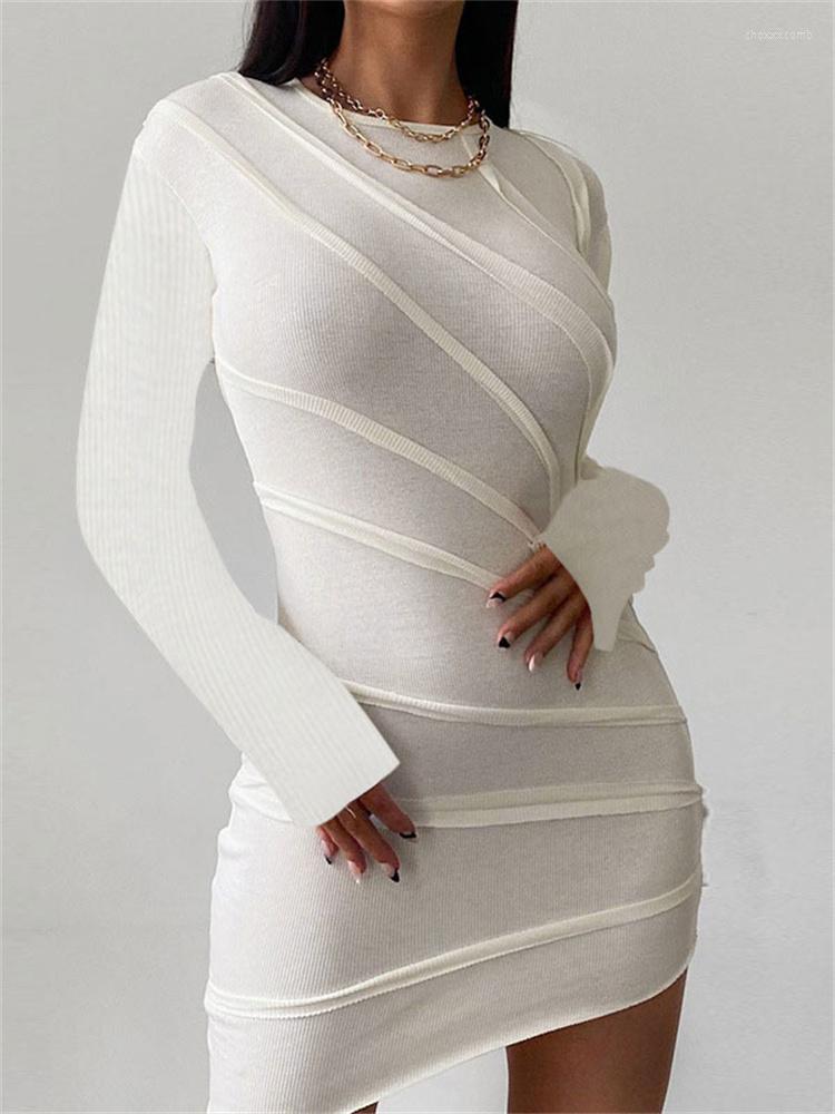 Casual Dresses Tossy Design Long Sleeve Bandage Dress Bodycon White Slim Mini Pencil Women Legant Bright Line Decoration Fashion
Casual Dresses Tossy Design Long Sleeve Bandage Dress Bodycon White Slim Mini Pencil Women Legant Bright Line Decoration Fashion