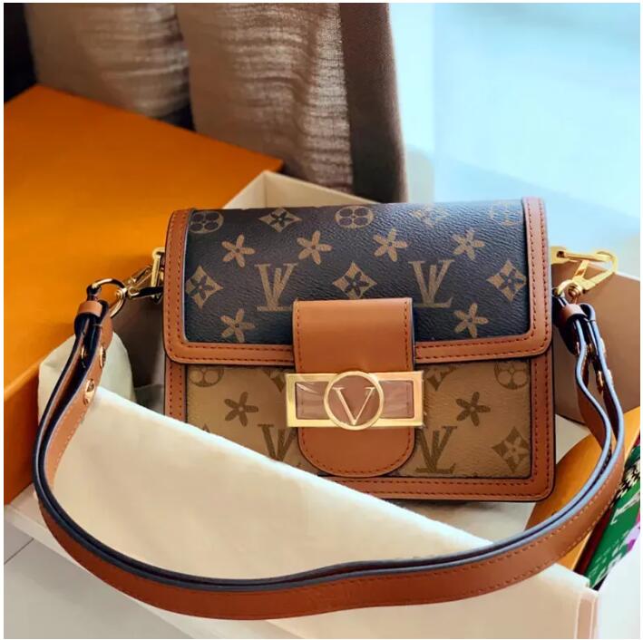 2023 Dauphine fashion bags shoulder women's handbag designer brand Messenger Bag Wallet louiseitys Purse vuttonitys Crossbody viutonitys Bag, Brown
2023 Dauphine fashion bags shoulder women's handbag designer brand Messenger Bag Wallet louiseitys Purse vuttonitys Crossbody viutonitys Bag, Brown