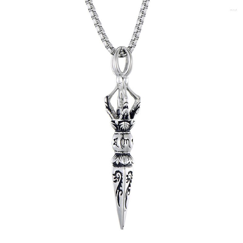 Pendant Necklaces Stainless Steel Mantra Vajra Jiang Mochu Necklace For Men Buddhist Jewelry
Pendant Necklaces Stainless Steel Mantra Vajra Jiang Mochu Necklace For Men Buddhist Jewelry
