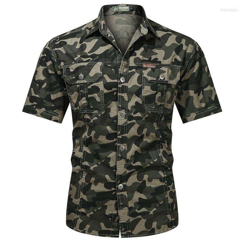 Men's Casual Shirts 2023 Summer Camouflage Men's Short Sleeve Multi-Pocket Outdoor Sports Tooling Shirt Classic Trend Brand Tops Male, Khaki camo
Men's Casual Shirts 2023 Summer Camouflage Men's Short Sleeve Multi-Pocket Outdoor Sports Tooling Shirt Classic Trend Brand Tops Male, Khaki camo