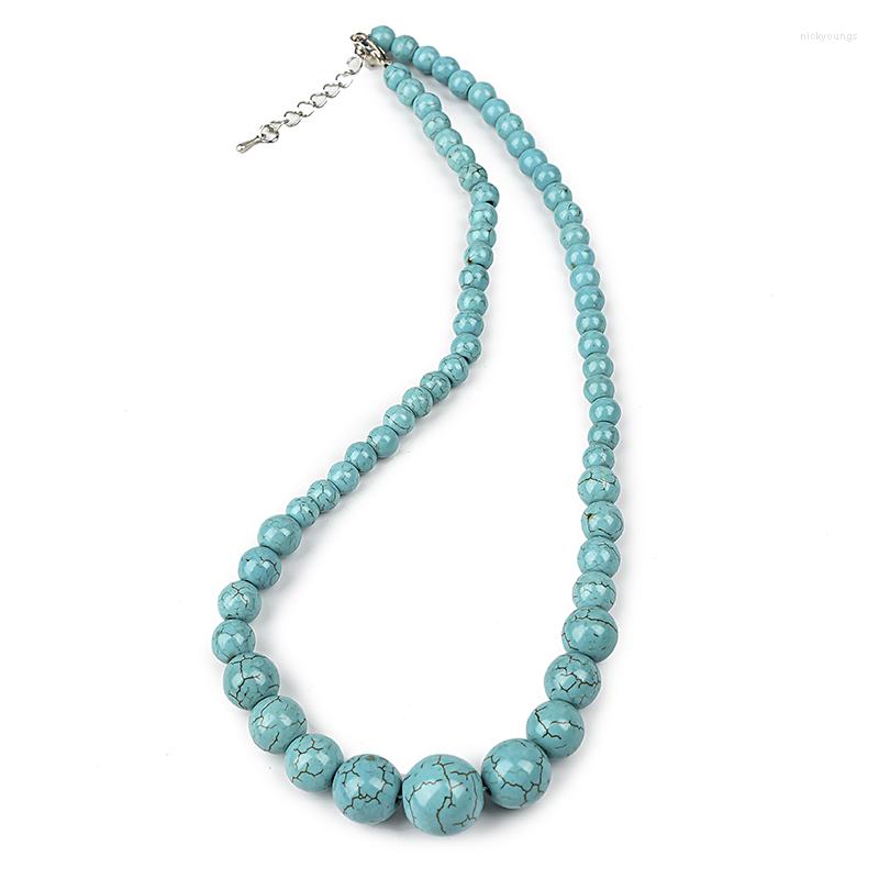 Chains Artificial Gem 6-14mm Bead Necklace Generous Temperament Semi Precious Stone Tower Shape Women's
Chains Artificial Gem 6-14mm Bead Necklace Generous Temperament Semi Precious Stone Tower Shape Women's