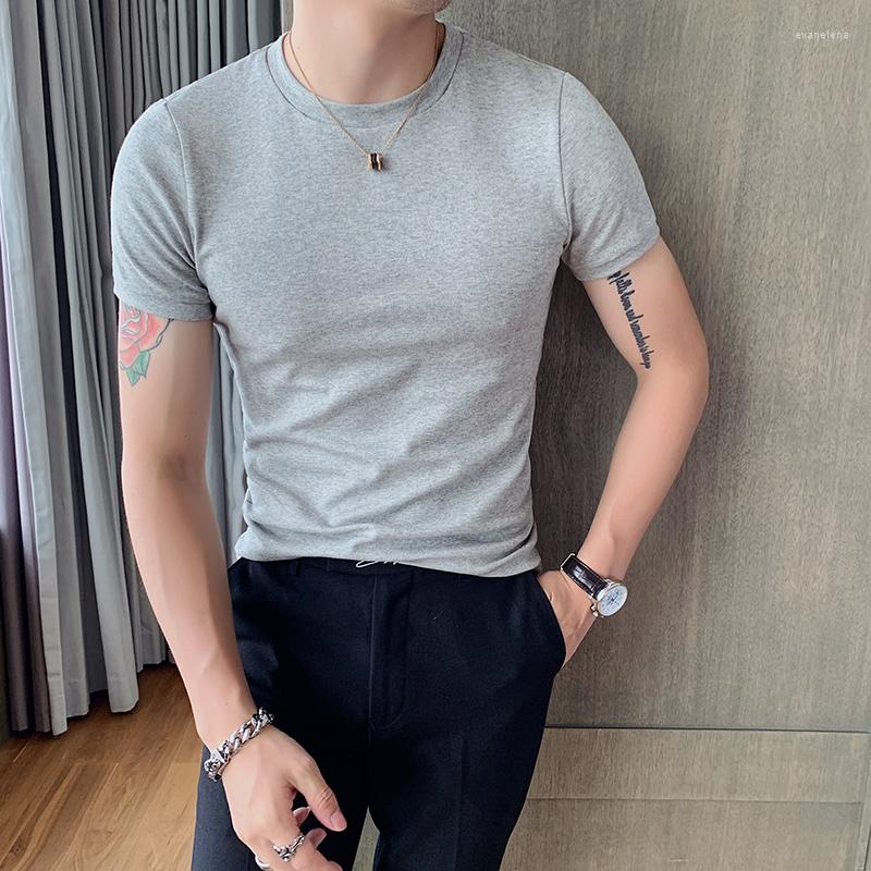 Men's T Shirts Brand Men Summer Solid Color Shorts Sleeve Bottom T-shirt Leisure Business Luxury Men's British, Black
Men's T Shirts Brand Men Summer Solid Color Shorts Sleeve Bottom T-shirt Leisure Business Luxury Men's British, Black