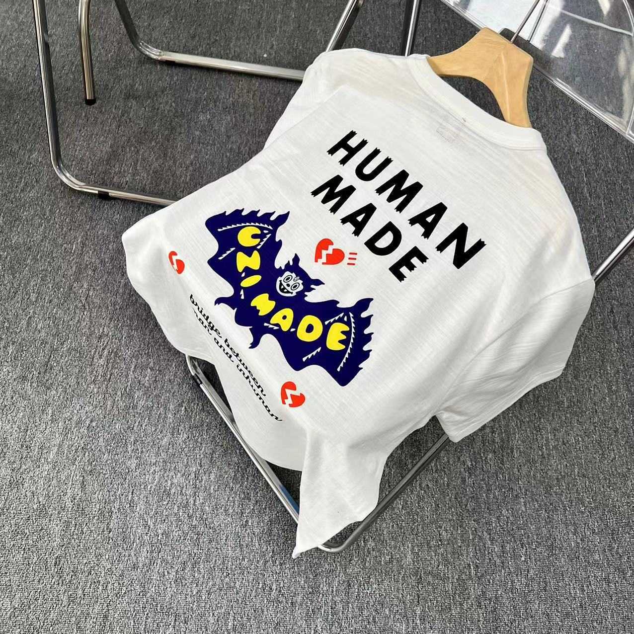 Men' T-Shirts Human Made T-shirt Men Women 1 1 Bat Cartoon Print Short Sleeve Human Made T-shirt L230317, White
Men' T-Shirts Human Made T-shirt Men Women 1 1 Bat Cartoon Print Short Sleeve Human Made T-shirt L230317, White