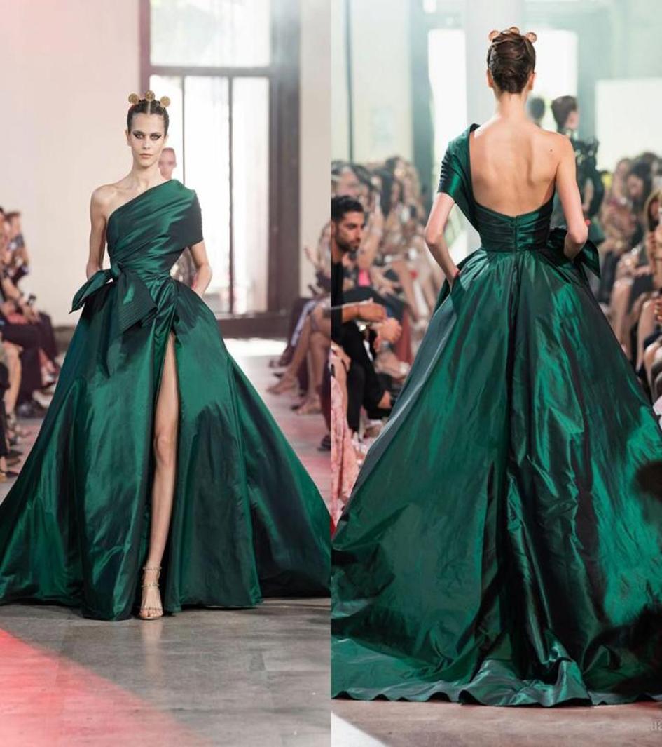 ELIE SAAB Dark Green One Shoulder A Line Evening Dresses Backless Sweep Train Front Split Red Carpet Dress Ruffle Formal Party Gow6187553, Silver
ELIE SAAB Dark Green One Shoulder A Line Evening Dresses Backless Sweep Train Front Split Red Carpet Dress Ruffle Formal Party Gow6187553, Silver