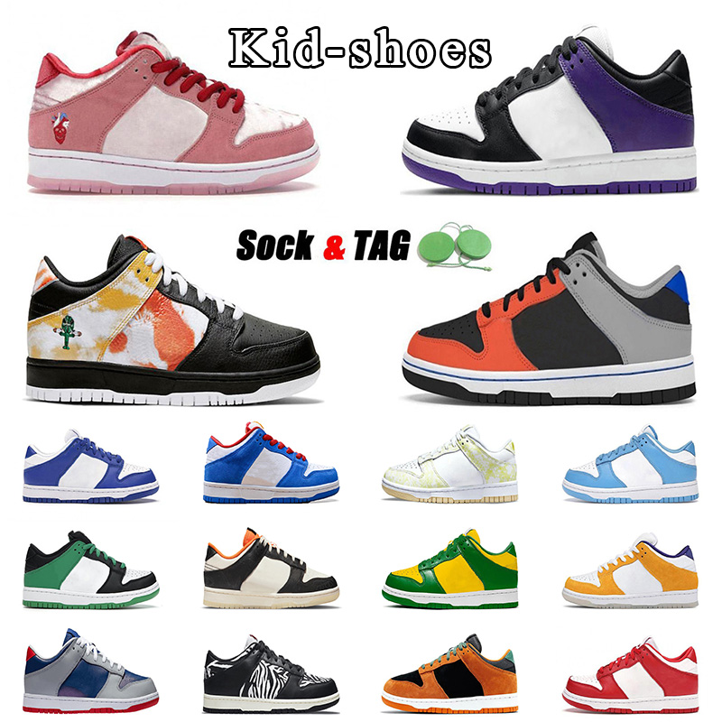 2023 new fashion kids shoes retro black white panda kids designer men women kids sneakers classic green outdoor running shoes raygum tie-bye 75th anniversary knicks, Socks and tag
2023 new fashion kids shoes retro black white panda kids designer men women kids sneakers classic green outdoor running shoes raygum tie-bye 75th anniversary knicks, Socks and tag