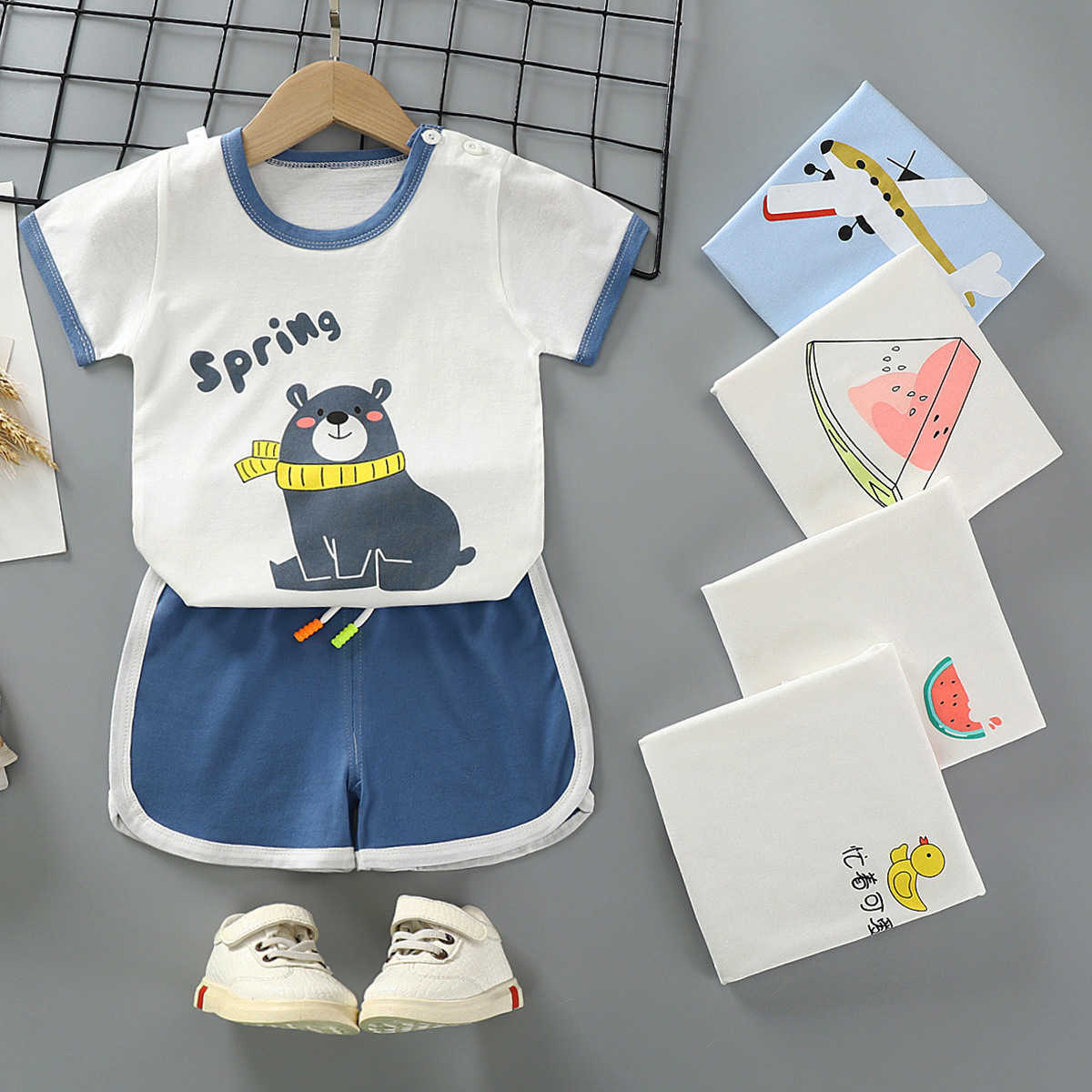 Clothing Sets Kids Clothes Girls Summer Set Infant Clothes Suit Children's Short Sleeve Shorts Toddler Suit Kids Sport Outfits P230315, 2pcs style3
Clothing Sets Kids Clothes Girls Summer Set Infant Clothes Suit Children's Short Sleeve Shorts Toddler Suit Kids Sport Outfits P230315, 2pcs style3