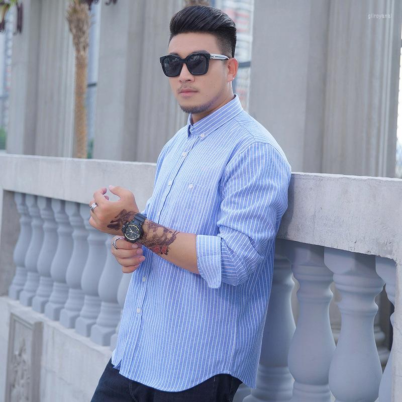 Men's Casual Shirts 7XL 8XL 9XL Men's Plus Size Striped Shirt Business Fashion Loose Large Long Sleeve Male High Quality Oversize Brand, Blue
Men's Casual Shirts 7XL 8XL 9XL Men's Plus Size Striped Shirt Business Fashion Loose Large Long Sleeve Male High Quality Oversize Brand, Blue