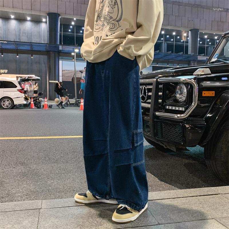 Men's Jeans Men's Vintage Blue Cargo Oversized Muti-pockets Patchwork Wide Leg Trousers Men Fashion Hip Hop Streetwear Pants 2XL
Men's Jeans Men's Vintage Blue Cargo Oversized Muti-pockets Patchwork Wide Leg Trousers Men Fashion Hip Hop Streetwear Pants 2XL