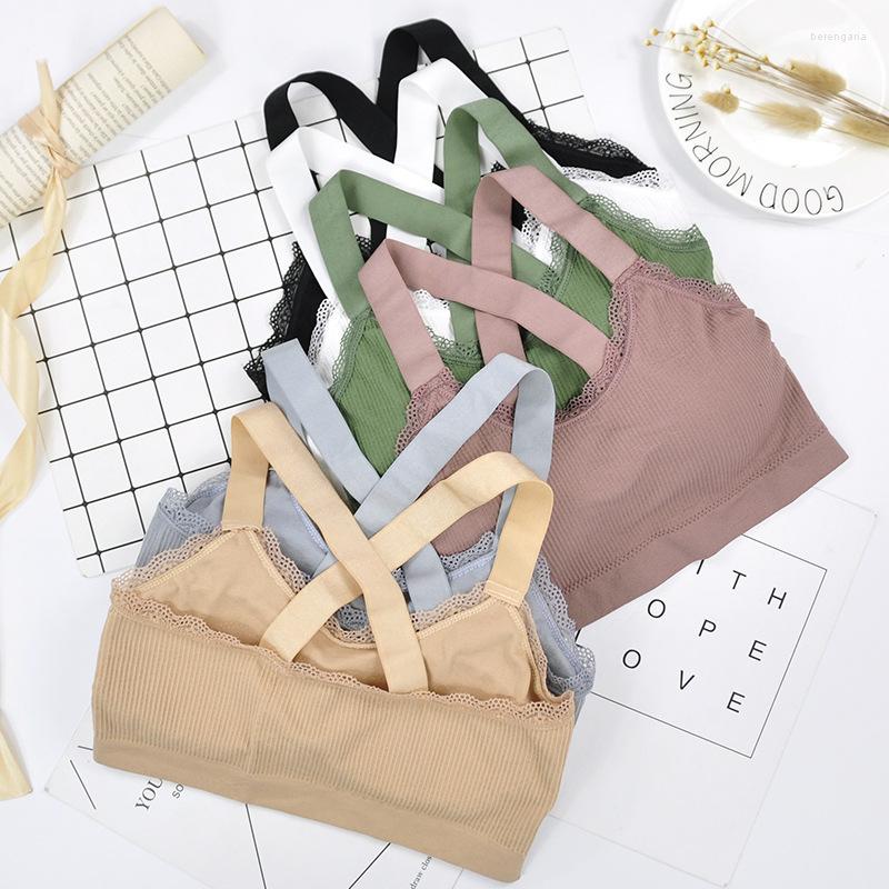 Bras Seamless Lace Women Bra Solid Beauty Cross Back Push Up Padded Fitness Shockproof Lingerie Underwear Sweet Street Bralette, Skin
Bras Seamless Lace Women Bra Solid Beauty Cross Back Push Up Padded Fitness Shockproof Lingerie Underwear Sweet Street Bralette, Skin