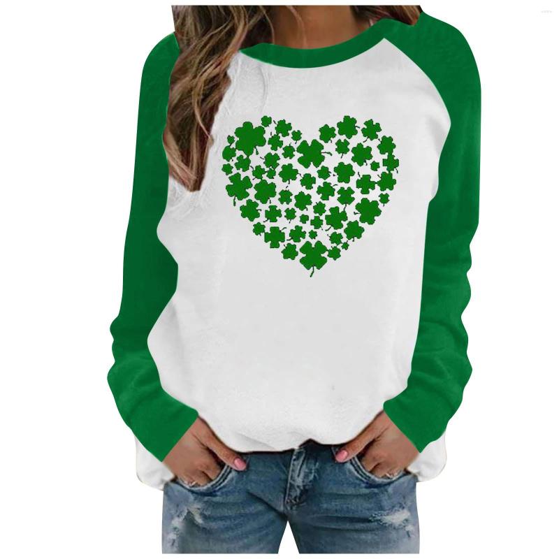 Women's Blouses Leaf Print St. Patrick's Day Women's Blouse Korean Fashion Women Vintage And Tops Long Sleeve, Red
Women's Blouses Leaf Print St. Patrick's Day Women's Blouse Korean Fashion Women Vintage And Tops Long Sleeve, Red