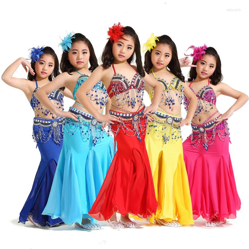 Stage Wear 2023 Children Belly Dance Clothes 3-piece Oriental Outfit Costume Set Competition Fishtai Skirts #865-1, Red
Stage Wear 2023 Children Belly Dance Clothes 3-piece Oriental Outfit Costume Set Competition Fishtai Skirts #865-1, Red