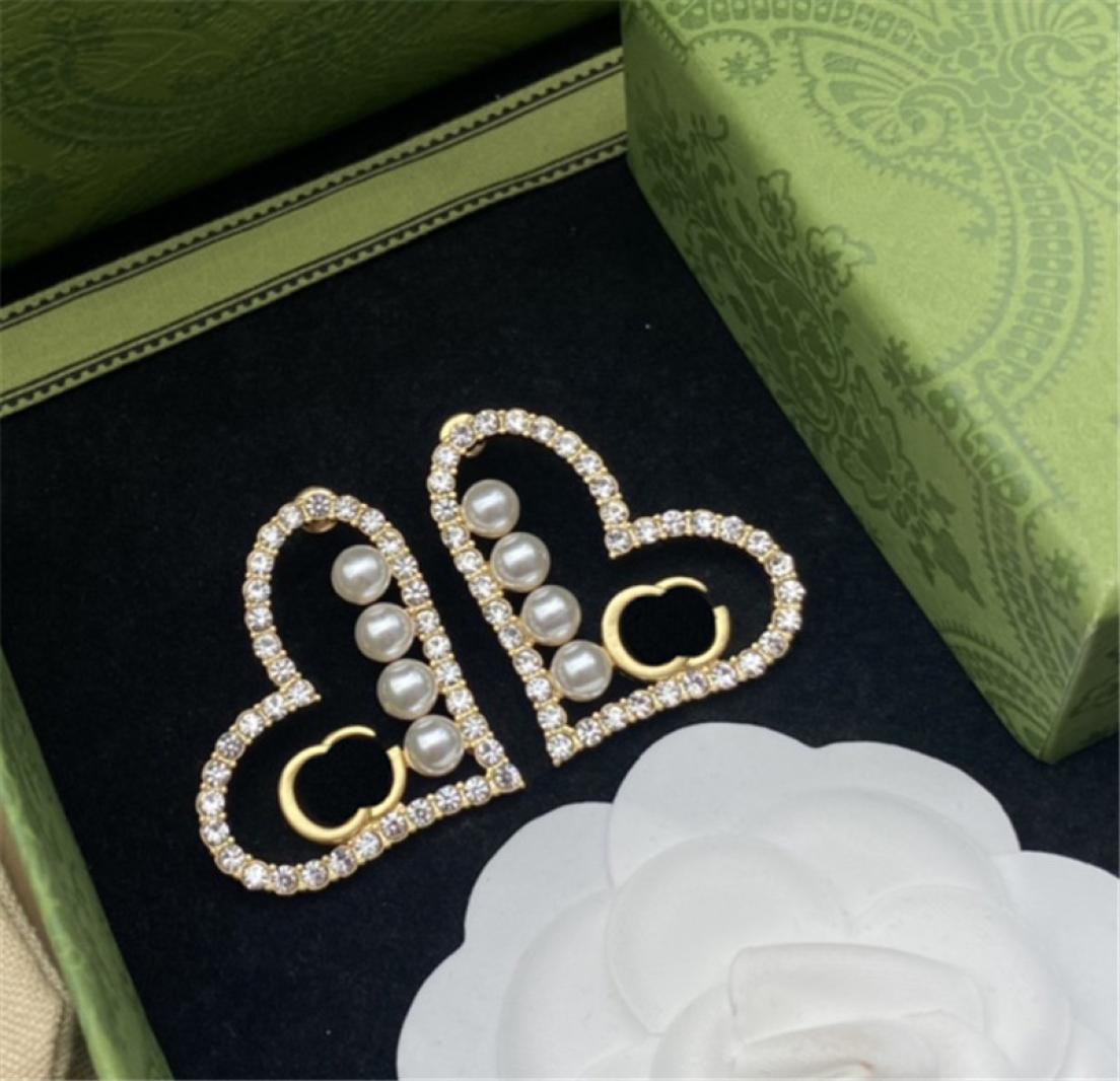Luxury Earring Designer Women Stud Earrings Heart Shape Diamond Earring Pearls Fashion Jewelry6915649
Luxury Earring Designer Women Stud Earrings Heart Shape Diamond Earring Pearls Fashion Jewelry6915649