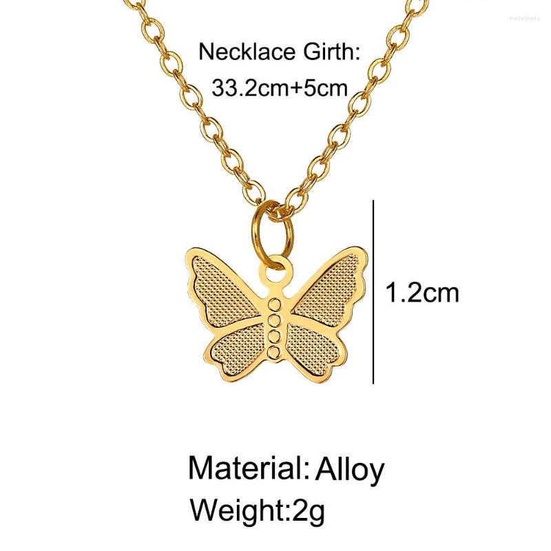 Chains Boho Vintage Necklace Gold Silver Color Butterflies Pendant Necklaces For Women Simple Short Clavicle Chain Jewelry Gifts
Chains Boho Vintage Necklace Gold Silver Color Butterflies Pendant Necklaces For Women Simple Short Clavicle Chain Jewelry Gifts