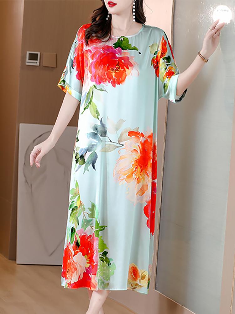 Party Dresses Summer Boho Fashion Floral Silk Short Sleeve Midi Dress Women Korean Vintage Elegant 2023 Chic Luxury Night, Mixed color
Party Dresses Summer Boho Fashion Floral Silk Short Sleeve Midi Dress Women Korean Vintage Elegant 2023 Chic Luxury Night, Mixed color