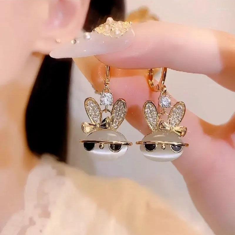 Hoop Earrings Cool Cute Opal Pendant For Women Glasses Animal Design Zircon Korean Fashion Jewelry
Hoop Earrings Cool Cute Opal Pendant For Women Glasses Animal Design Zircon Korean Fashion Jewelry