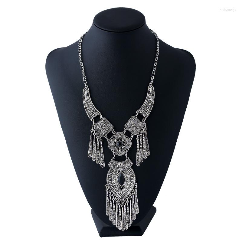 Pendant Necklaces Vintage Tassel Statement For Women Boho Ethnic Geometric Crystal Gold Silver Color Charm Femme Jewelry
Pendant Necklaces Vintage Tassel Statement For Women Boho Ethnic Geometric Crystal Gold Silver Color Charm Femme Jewelry