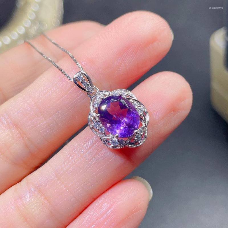 Chains Imitation Amethyst Full Diamond Pendant Women's Fashion Necklace
Chains Imitation Amethyst Full Diamond Pendant Women's Fashion Necklace