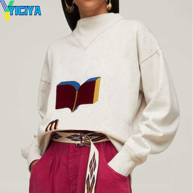 YICIYA Mar--ant Brand Woman Sweatshirts 2023 Sweet O-neck Pullovers Thick Autumn Winter Candy Color Loose Streetwear Solid Female Clothing Y2k, White
YICIYA Mar--ant Brand Woman Sweatshirts 2023 Sweet O-neck Pullovers Thick Autumn Winter Candy Color Loose Streetwear Solid Female Clothing Y2k, White