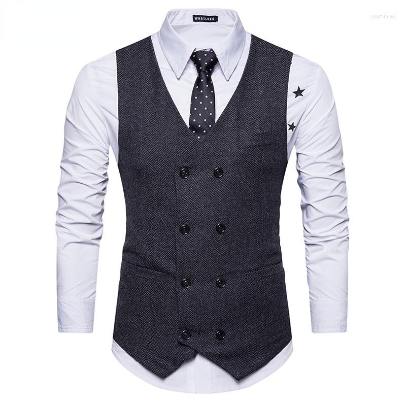 Men's Vests 2023 Men Vest Classic Vintage Formal Business Solid Color Suit Double Breasted Waistcoat Sleeveless, Black
Men's Vests 2023 Men Vest Classic Vintage Formal Business Solid Color Suit Double Breasted Waistcoat Sleeveless, Black