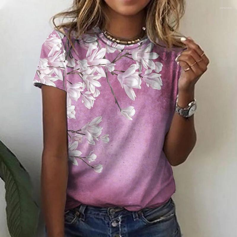 Women's T Shirts 2023 Summer Casual Fashion Women's Shirt Flower Bird Patchwork Print Round Neck Basic Tops White / 3D, Blue
Women's T Shirts 2023 Summer Casual Fashion Women's Shirt Flower Bird Patchwork Print Round Neck Basic Tops White / 3D, Blue