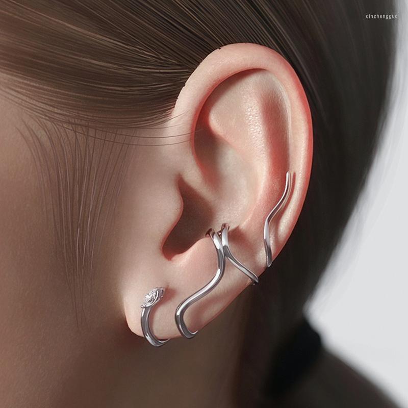 Backs Earrings 1PC Irregular Snake Shaped Ear Hole Free Earring Female Minority Personality Trend Small Integrated BoneClip
Backs Earrings 1PC Irregular Snake Shaped Ear Hole Free Earring Female Minority Personality Trend Small Integrated BoneClip
