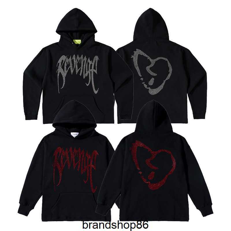 Men' Hoodies Sweatshirts Street Fashion Label Revenge Letter Love Hot Diamond Rhinestone Loose Plush Hooded Pullover Sweater Hip-hop Ins Men, Black silver hot diamond plush
Men' Hoodies Sweatshirts Street Fashion Label Revenge Letter Love Hot Diamond Rhinestone Loose Plush Hooded Pullover Sweater Hip-hop Ins Men, Black silver hot diamond plush