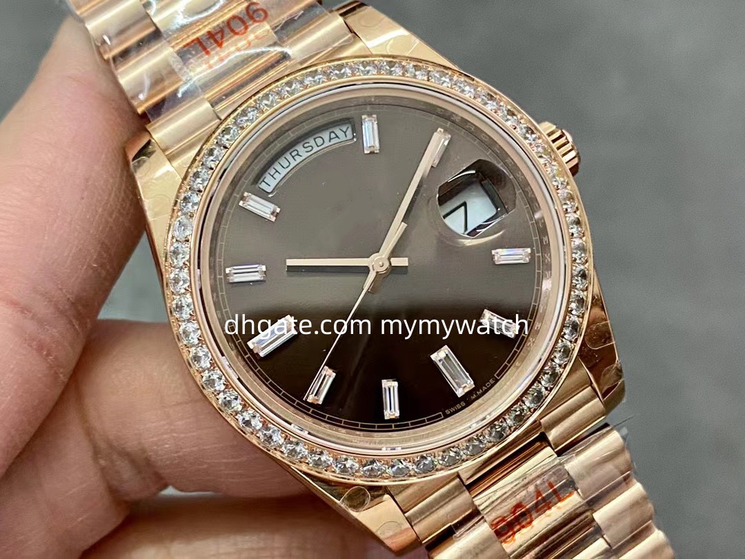 GM Factory Mens Watch 40mm 228239 Day-date 18K Gold Black dial Jubilee Bracelet Sapphire Watches CAL.2813 2836 3255 Movement Automatic Mechanical Men's Wristwatches, Green
GM Factory Mens Watch 40mm 228239 Day-date 18K Gold Black dial Jubilee Bracelet Sapphire Watches CAL.2813 2836 3255 Movement Automatic Mechanical Men's Wristwatches, Green