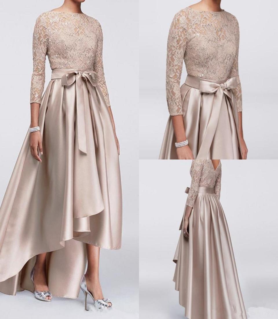 High Low Mother of the Bride Dresses 34 Long Sleeve Beaded Lace Satin Formal Evening Party Gowns Wedding Guest Dress Custom Size8309134
High Low Mother of the Bride Dresses 34 Long Sleeve Beaded Lace Satin Formal Evening Party Gowns Wedding Guest Dress Custom Size8309134