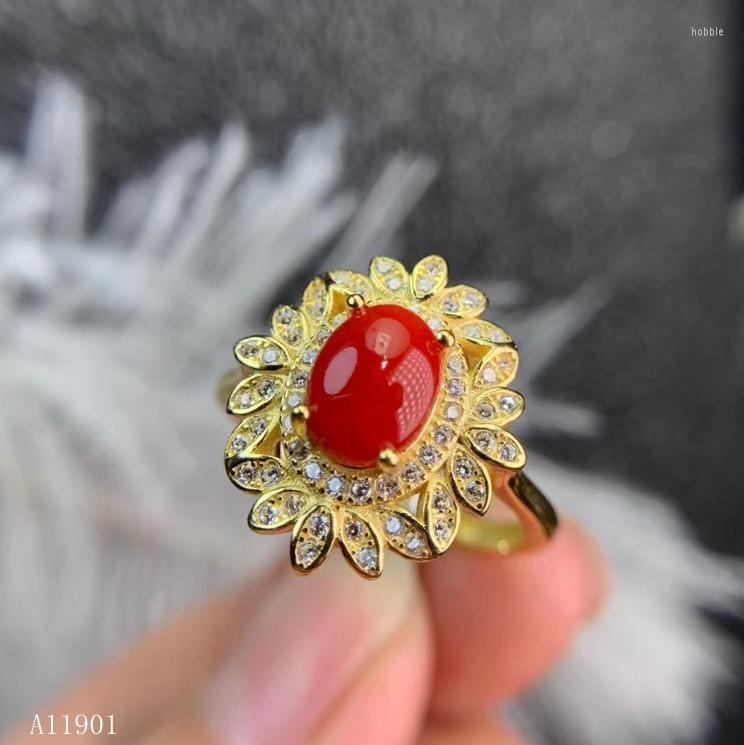 Cluster Rings KJJEAXCMY Boutique Jewelry 925 Silver-inlaid Natural Red Coral Ruby Girl Ring Support Detection
Cluster Rings KJJEAXCMY Boutique Jewelry 925 Silver-inlaid Natural Red Coral Ruby Girl Ring Support Detection