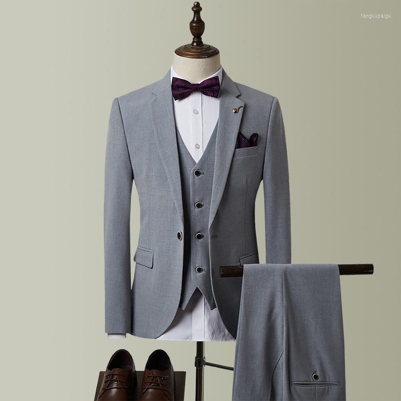 Men' Suits 2023 Business Lapel Men Homme Groom Wedding Slim Fit Terno Masculino Blazer 3 Pcs, Same as image
Men' Suits 2023 Business Lapel Men Homme Groom Wedding Slim Fit Terno Masculino Blazer 3 Pcs, Same as image