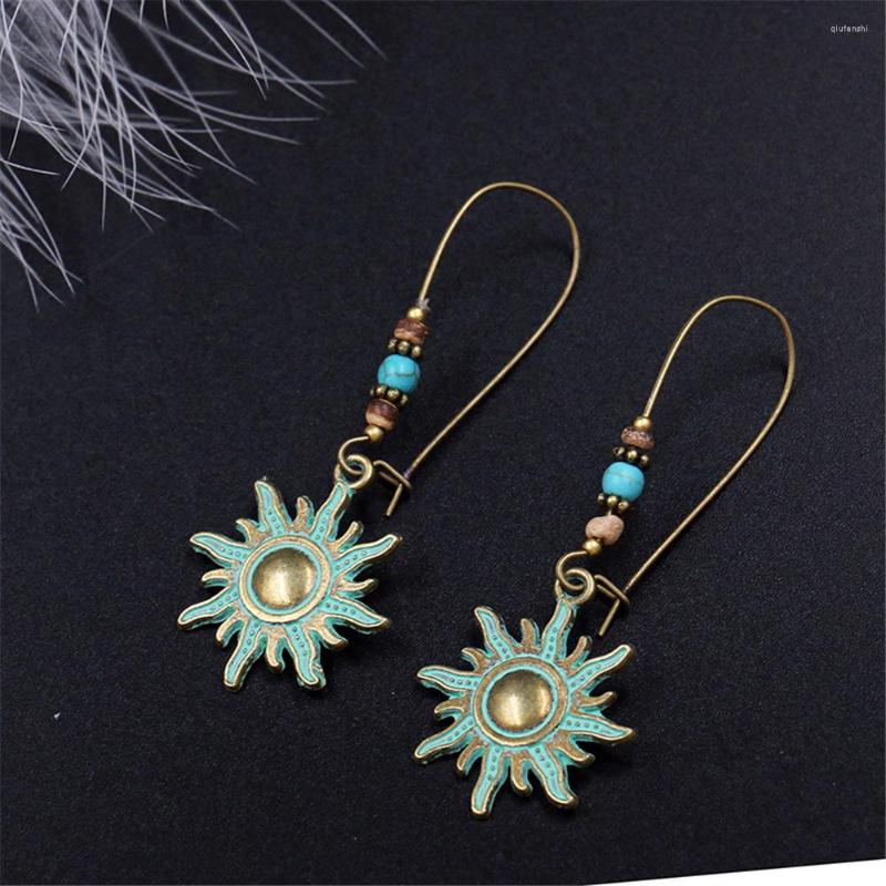 Dangle Earrings Loredana Fashionable Vintage Green Imitation Bronze Sun Alloy For Women.Safety And Comfort Jewelry.EZ185
Dangle Earrings Loredana Fashionable Vintage Green Imitation Bronze Sun Alloy For Women.Safety And Comfort Jewelry.EZ185