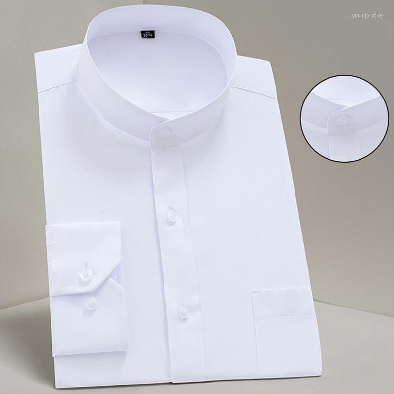 Men's Dress Shirts Men's Stand Collar Long Sleeve Slim Fit Soft Comfortable Social French Cuffs Men Party Wedding Male Tuxedo, 3012-06
Men's Dress Shirts Men's Stand Collar Long Sleeve Slim Fit Soft Comfortable Social French Cuffs Men Party Wedding Male Tuxedo, 3012-06